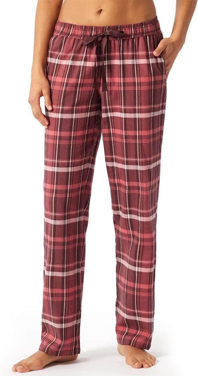 Schiesser Damen Sweatshirt Pyjamaunterteil, braun, 46