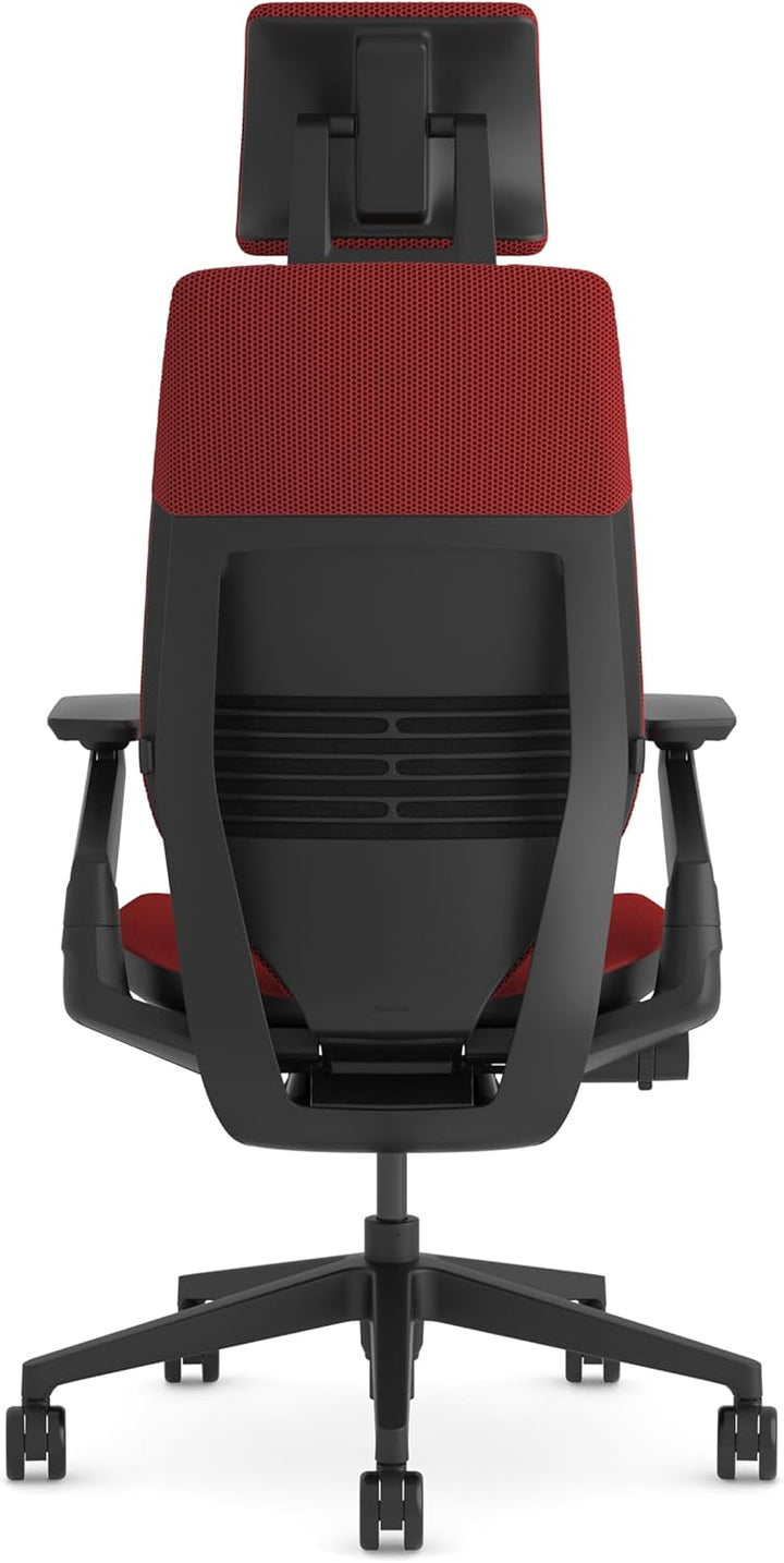 Steelcase Gesture Ergonomischer Bürostuhl mit 360° Armlehnen, 3D-Live Back Lumbalstütze, anpassbarer