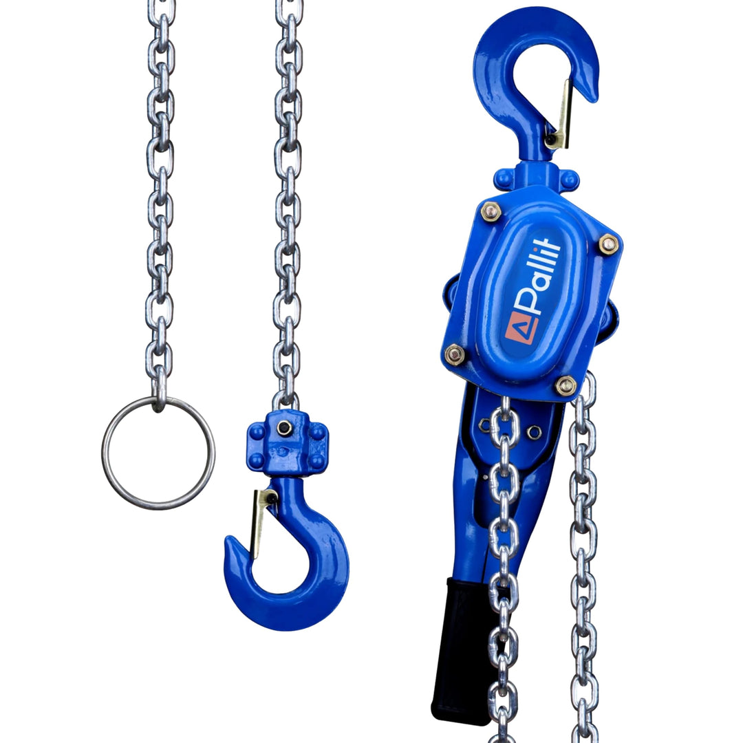 Pallit Hebelzug LEVER-S | 750 kg Tragkraft | 1,5 m Kettenlänge | strapazierfähige Lastbremse | Freil
