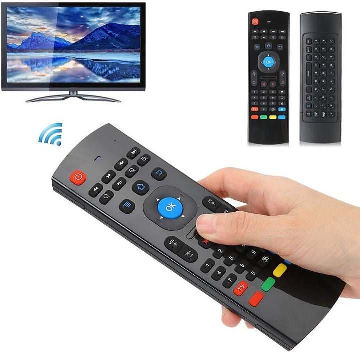 Fernbedienung, Doppelseitig 3D Air Mouse Bewegungserkennung Hochauflösende Fernbedienung 2.4G Wirele