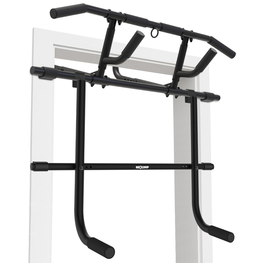 NEOLYMP Premium Klimmzugstange Türrahmen - Türreck mit einstellbarer Höhe, Breite & Tiefe 15–43 cm -