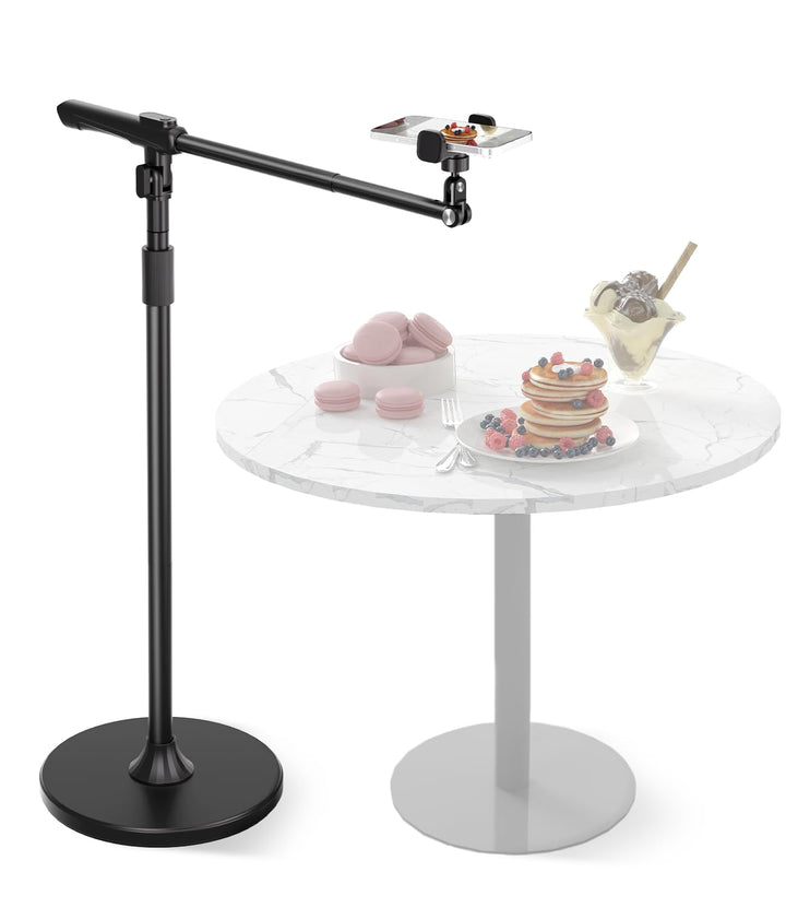 Handy Stativ, Overhead Stativ Handy mit 360° Ausziehbaren Arm &amp; Fernbedienung &amp; Handyhalterung, Hori