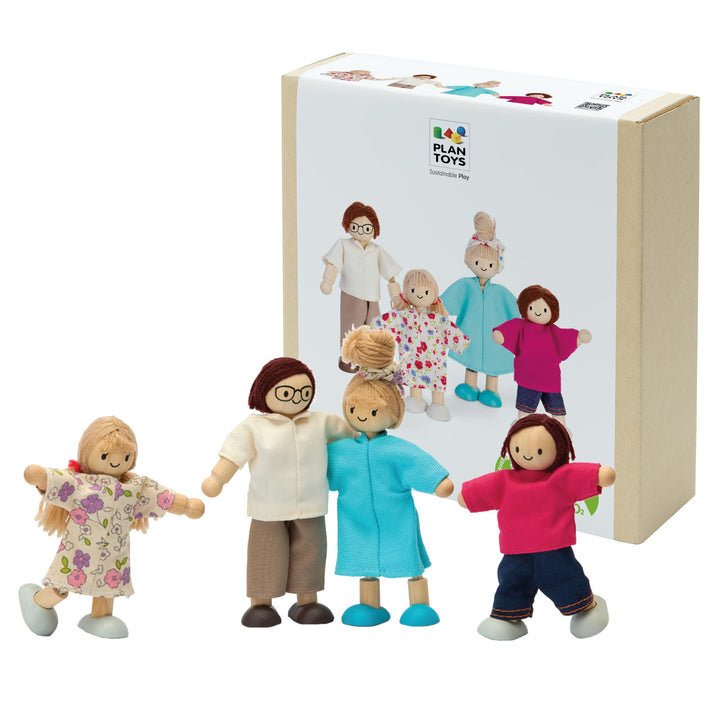 PlanToys 13571420 - Moderne Puppenfamilie