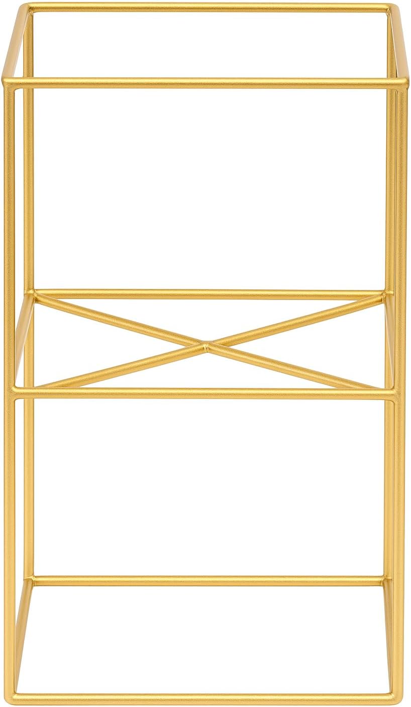 Pflanzenständer Filo - 24x24x40cm - Farbe Gold - für Zimmerblumen - Metallregal - Dekorativer Tisch