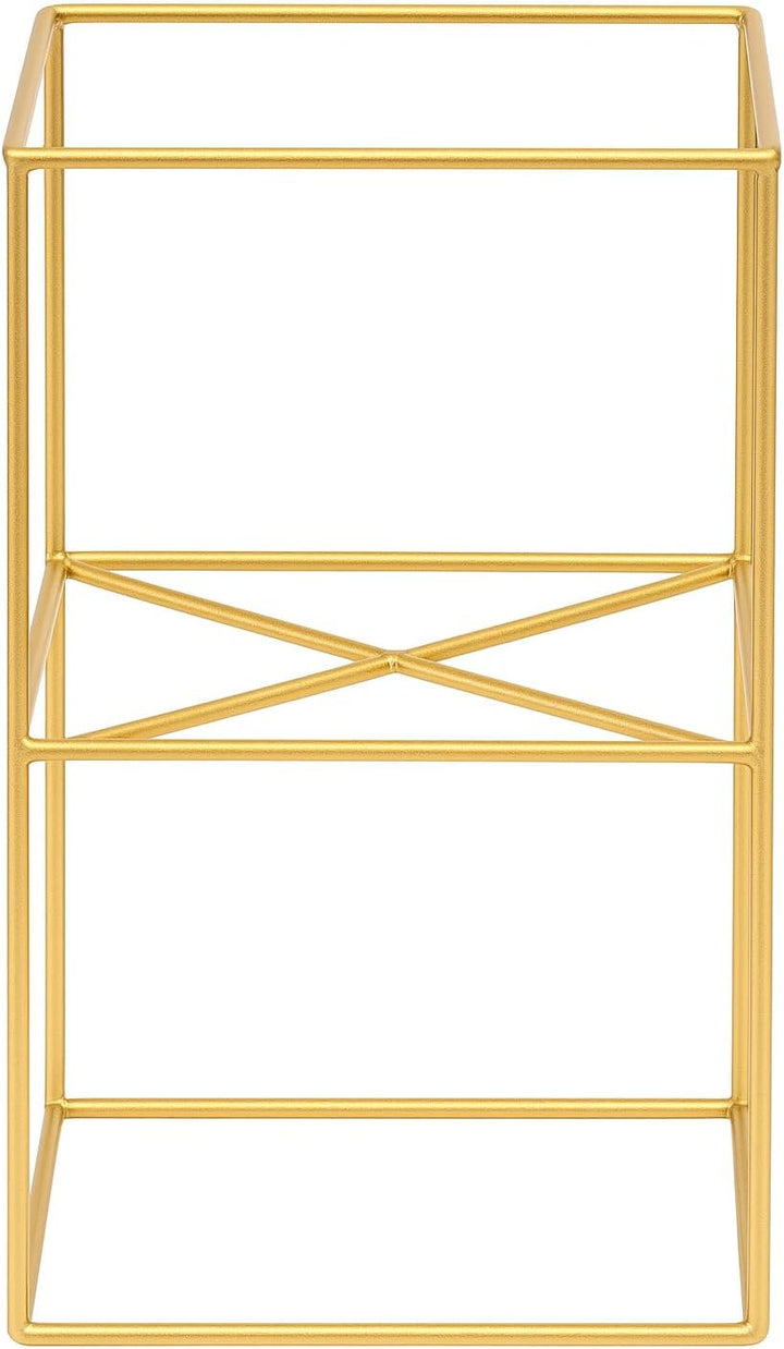 Pflanzenständer Filo - 24x24x40cm - Farbe Gold - für Zimmerblumen - Metallregal - Dekorativer Tisch
