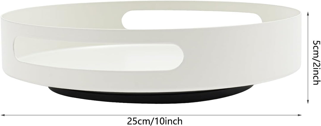 360°Drehbares Gewürzregal, Drehteller Organizer, aus Kohlenstoffstahl Lazy Susan Küchenregal Kücheno