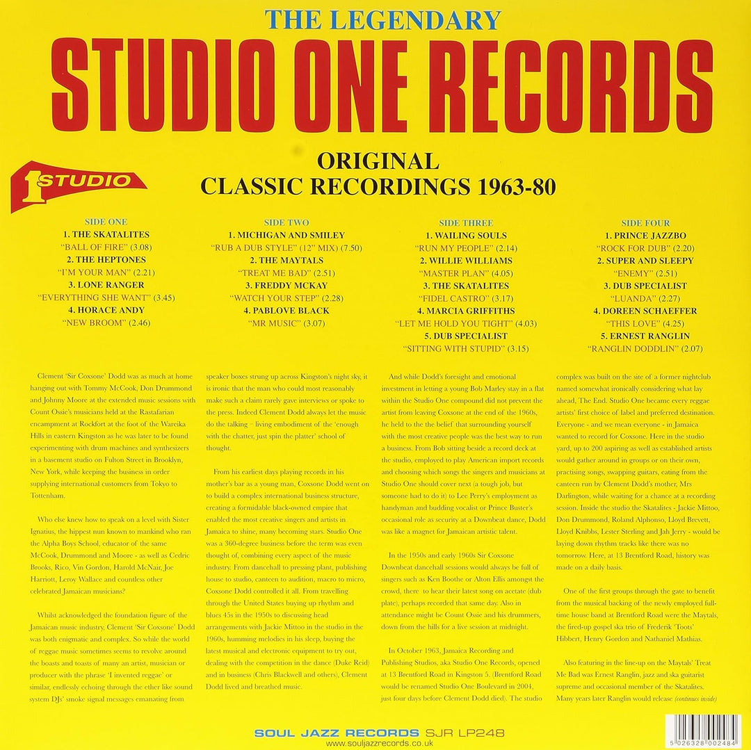 The Legendary Studio One Records, Vinyl