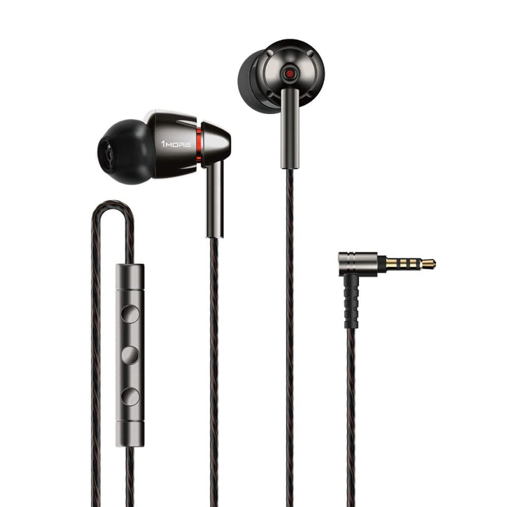 1MORE E1010 Quad-driver Hi-Fi Kopfhörer In-Ear Ohrhörer Hi-Res Audio mit Mikrofon und Fernbedienung