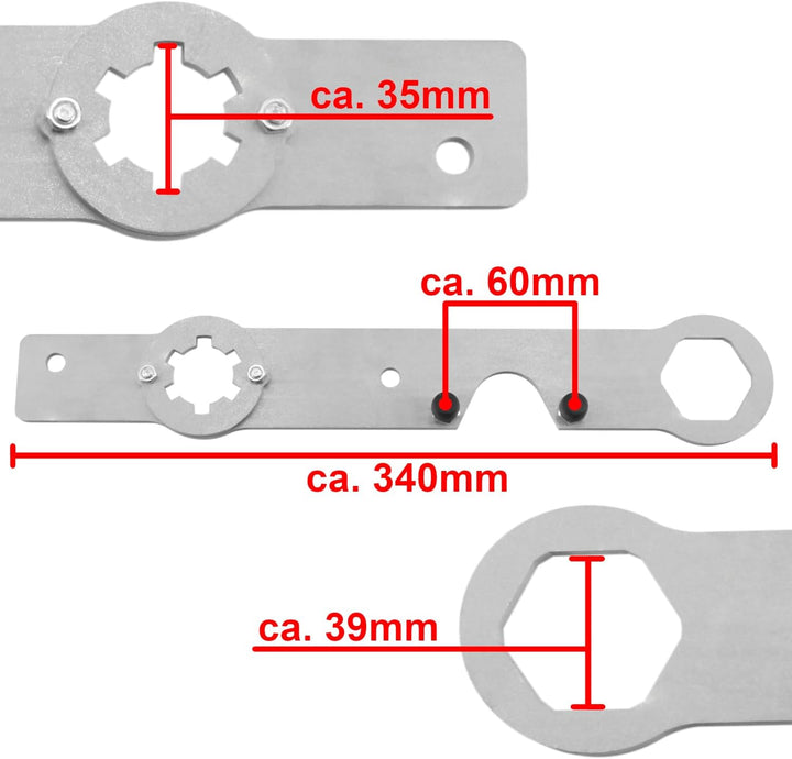 Variomatik Blockierwerkzeug + Kupplungs Haltewerkzeug 50ccm China 2Takt Roller. Kompatibel mit ATU E
