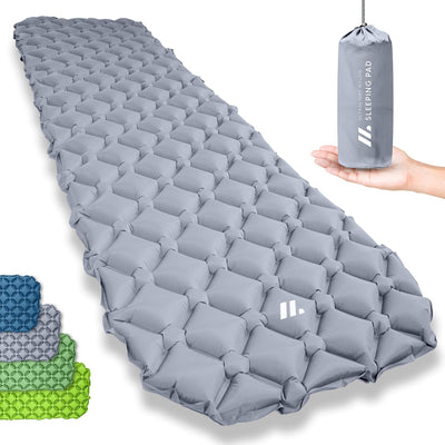 NORDMUT® Isomatte Camping Matratze [mit Reparaturset] Isomatte Outdoor Luftmatratze | Isomatte Ultra