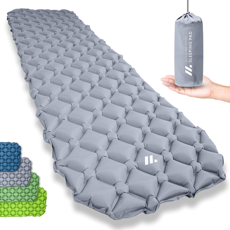 NORDMUT® Isomatte Camping Matratze [mit Reparaturset] Isomatte Outdoor Luftmatratze | Isomatte Ultra