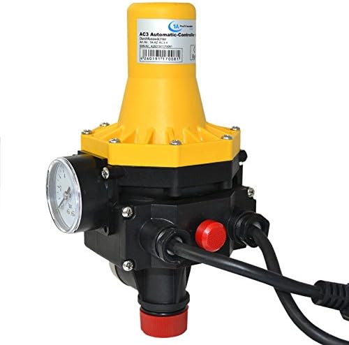 HAUSWASSERWERK HAUSWASSERAUTOMAT LEISE KREISELPUMPE PUMPE AQUA INNO-TEC 1300Watt mit DURCHFLUSSWÄCHE