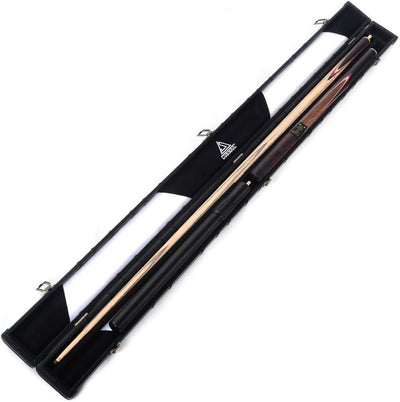 CUESOUL Klassische Handgemachte 57 Zoll Palisander 3/4 Stück Snooker Queue mit Schwarz Köcher und Al