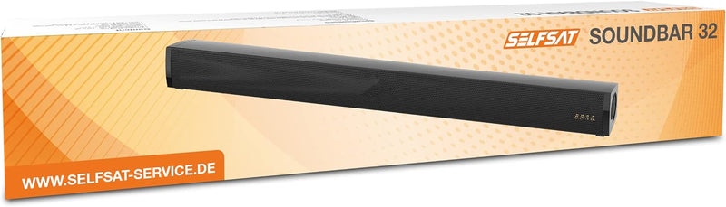 SELFSAT SOUNDBAR 32 (12V Soundbar passend für 32“ TVs) Bluetooth schwarz für 32 Zoll TV`s, für 32 Zo