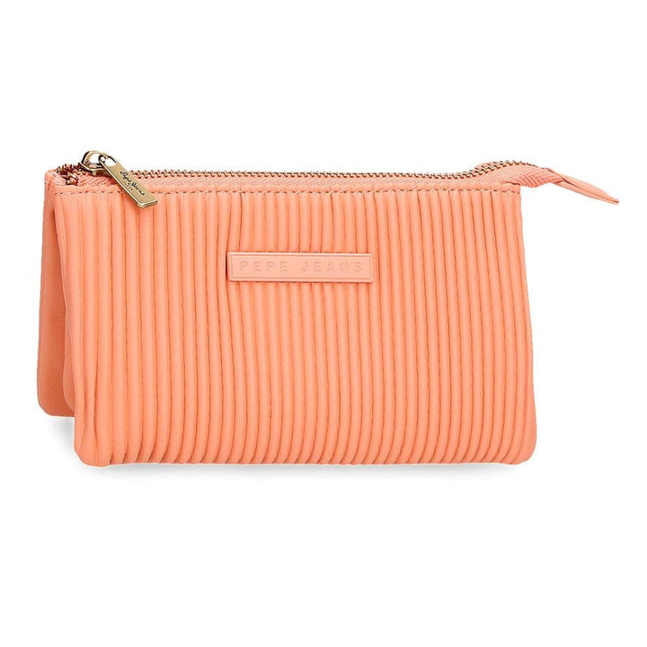Pepe Jeans Aurora Geldbörse drei Fächer Orange 17,5 x 9,5 x 2 cm Kunstleder Orange dreifache Geldbör
