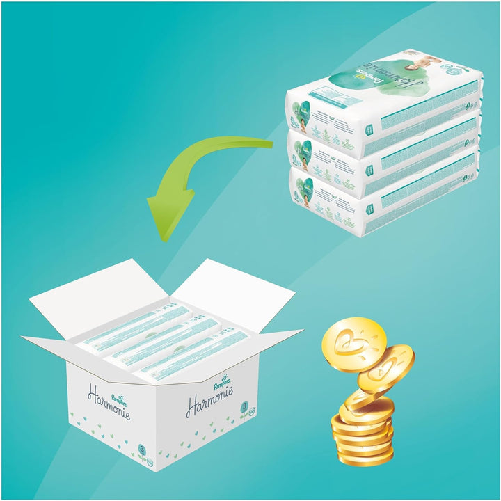 Pampers Baby Windeln Grösse 3 (6-10 kg) Harmonie, 180 Stück, Alte Version Grösse 3 (180 Stück) ALT,