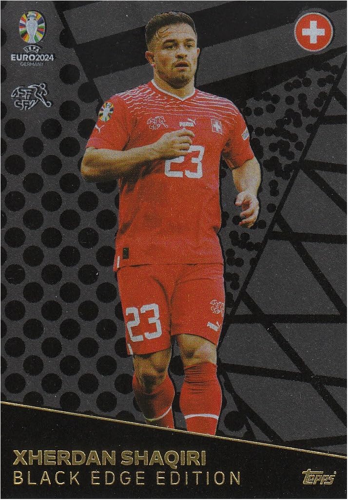 Xherdan Shaqiri Top Speed 27,0 km/h Black Edge Edition Fussball Sammelkarte Schweiz BE 9