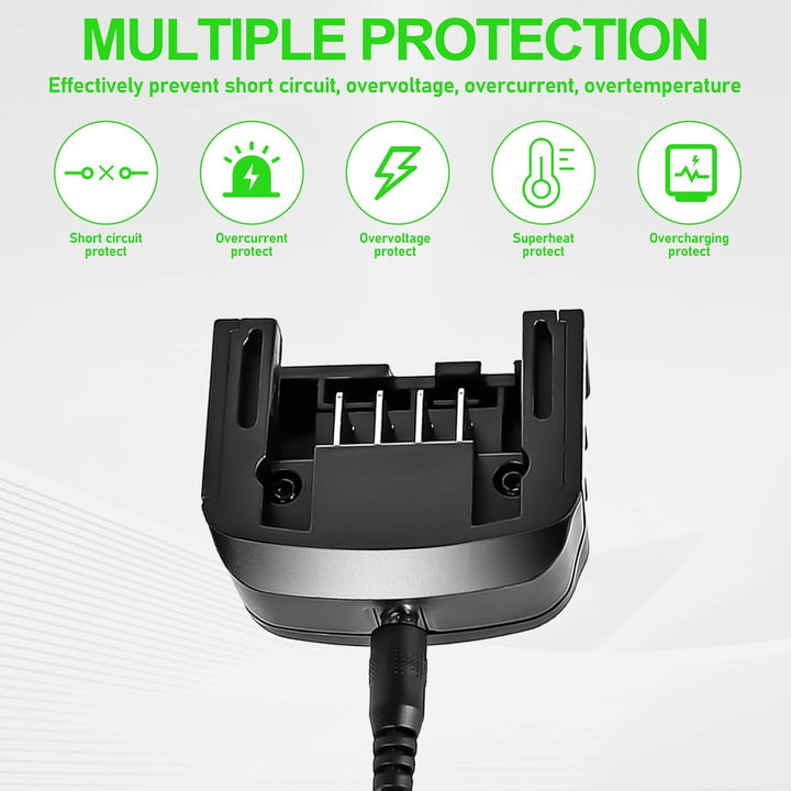 BAIFULAI Ladegerät Kompatibel Black&Decker Lithium 18V/20V Lithium-Akku Lithium-Ionen-Ladegerät BL20