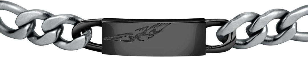 SECTOR Herren Armband, ENERGY Kollektion, aus Edelstahl, Lack - SAFT57 Silber, Silber