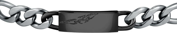SECTOR Herren Armband, ENERGY Kollektion, aus Edelstahl, Lack - SAFT57 Silber, Silber