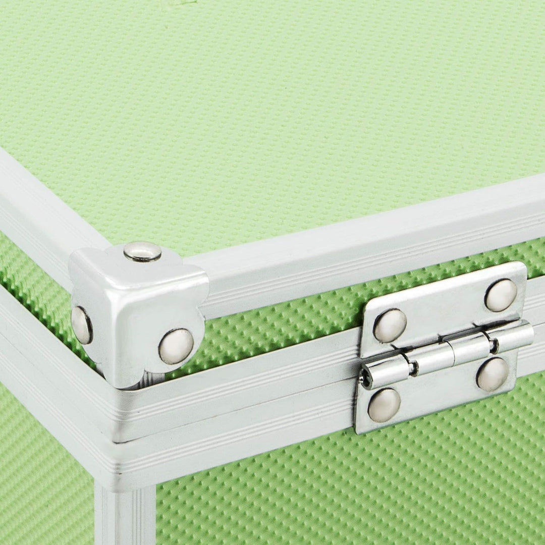 AR Carry Box® Kleiner Alukoffer Werkzeugkoffer Aluminium Koffer leer 260x210x80mm Farbe Grün, Grün