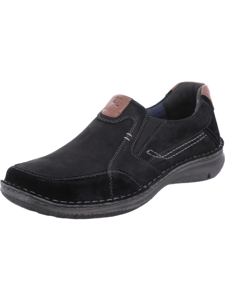 Josef Seibel Herren Slipper Anvers 63,Weite K (Extra weit),Wechselfussbett 45 EU X-Weit Schwarz Komb
