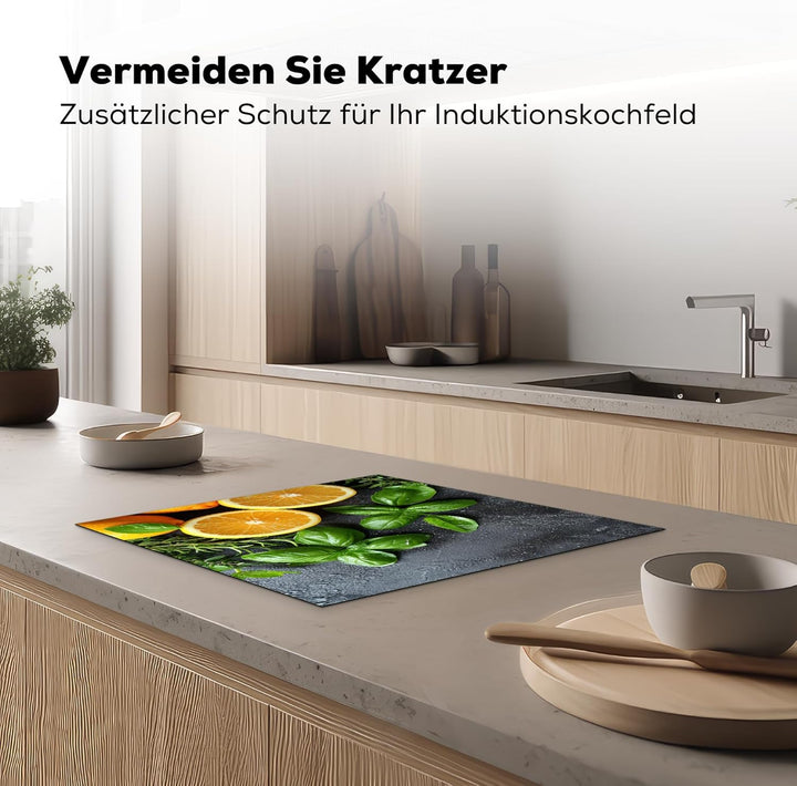 KitchenYeah© Herdabdeckplatte Einteilig Induktionsmatte Küche Abdeckung Ceranfeld Herd Abdeckplatte