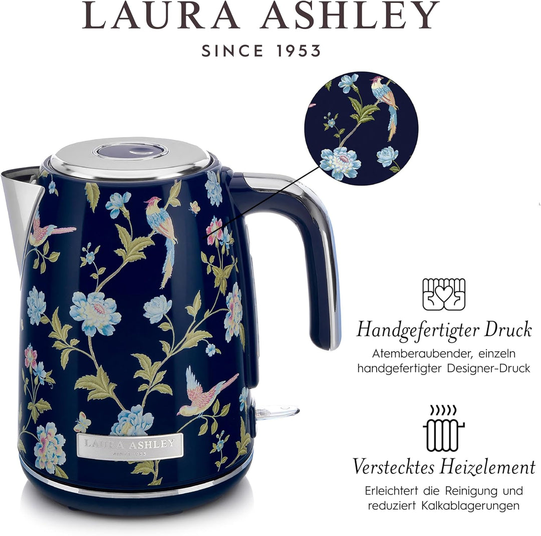 Laura Ashley Toaster und Jug Wasserkocher Set von VQ (Elveden Marine, Elektrischer Wasserkocher und