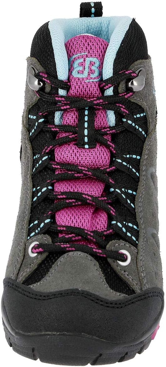 Brütting Unisex Kinder Mount Bona High Kids Trekking- & Wanderstiefel 35 EU Grau Lila Blau, 35 EU Gr
