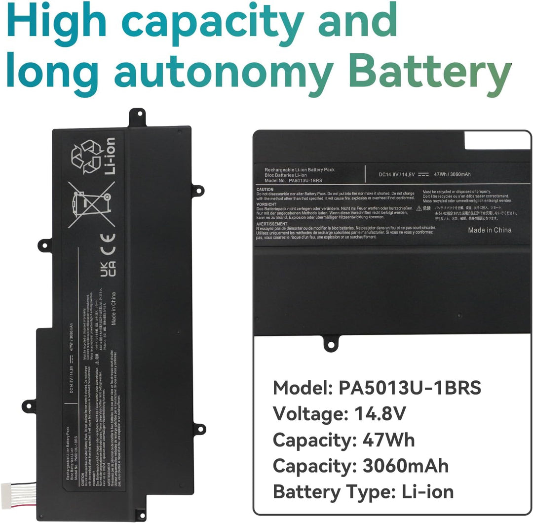 K KYUER 47WH PA5013U-1BRS Laptop Akku für Toshiba Portege Z830 Z835 Z930 Z830-S8302 S8301 Z835-P330