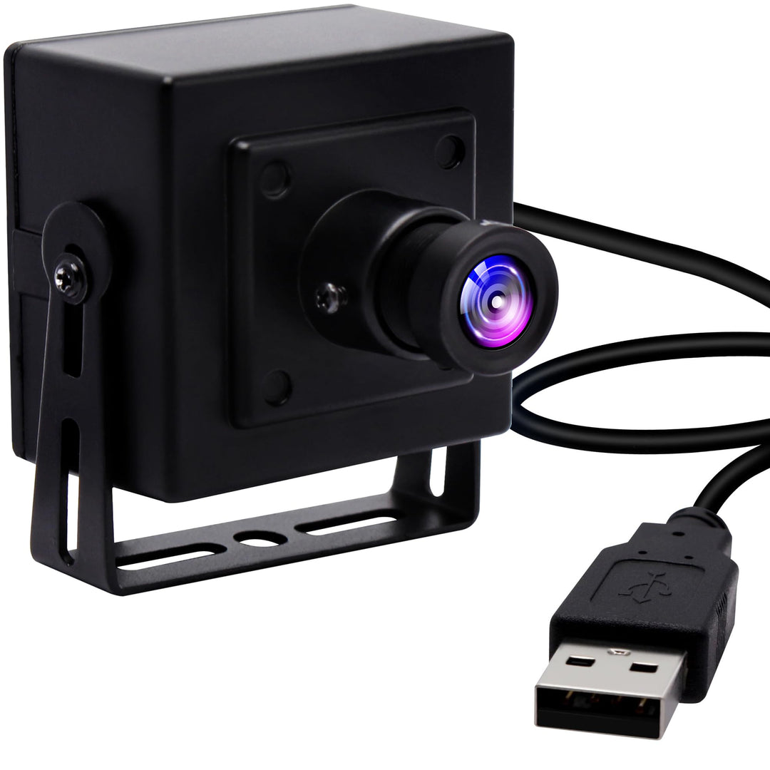 ELP USB Kamera 1080P 60fps/100fps Webcam mit Metallgehäuse, 2MP USB2.0 Lightburn Camera, 3.6mm Objek
