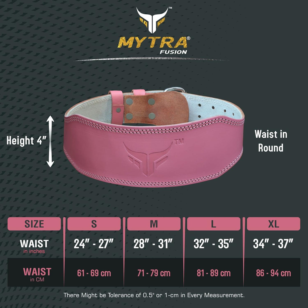 Mytra Fusion gewichthebergürtel Damen gewichthebergürtel Gerundet Lifting Belt Fitness Lumbar gürtel