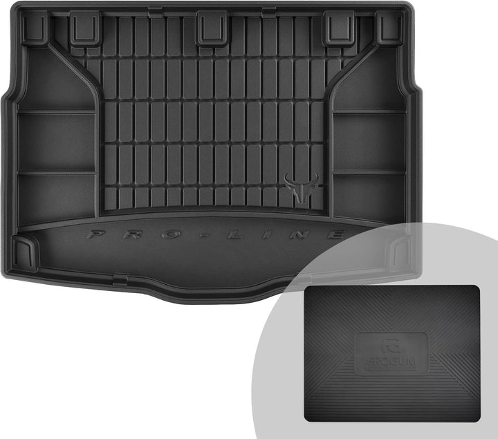 FROGUM ProLine 3D Gummimatte Exklusive Auto Kofferraummatte Kofferraumwanne für Hyundai i30 II 2011-