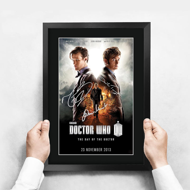 HWC Trading A3 FR Dr Who - Day Of The Doctor TV-Serie Poster David Tennant Matt Smith John Hurt Gesc