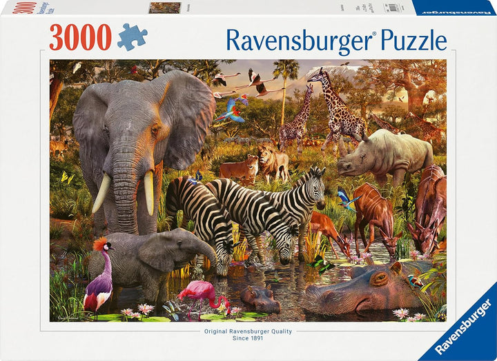 Ravensburger 17037 - Afrikanische Tierwelt - 3000 Teile Puzzle