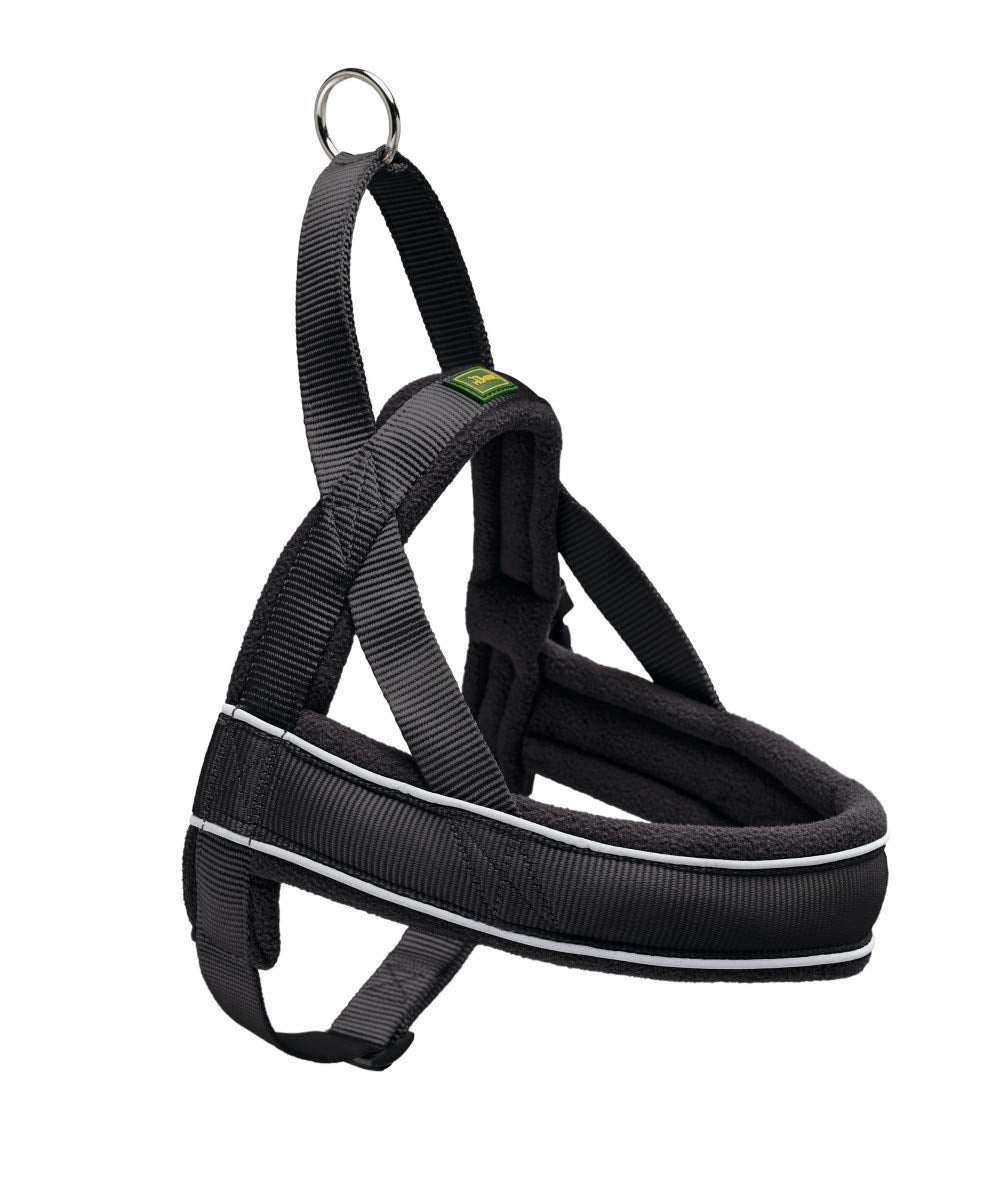 HUNTER RACING Norwegergeschirr, S-M, 52-62 cm, schwarz schwarz S-M, schwarz S-M