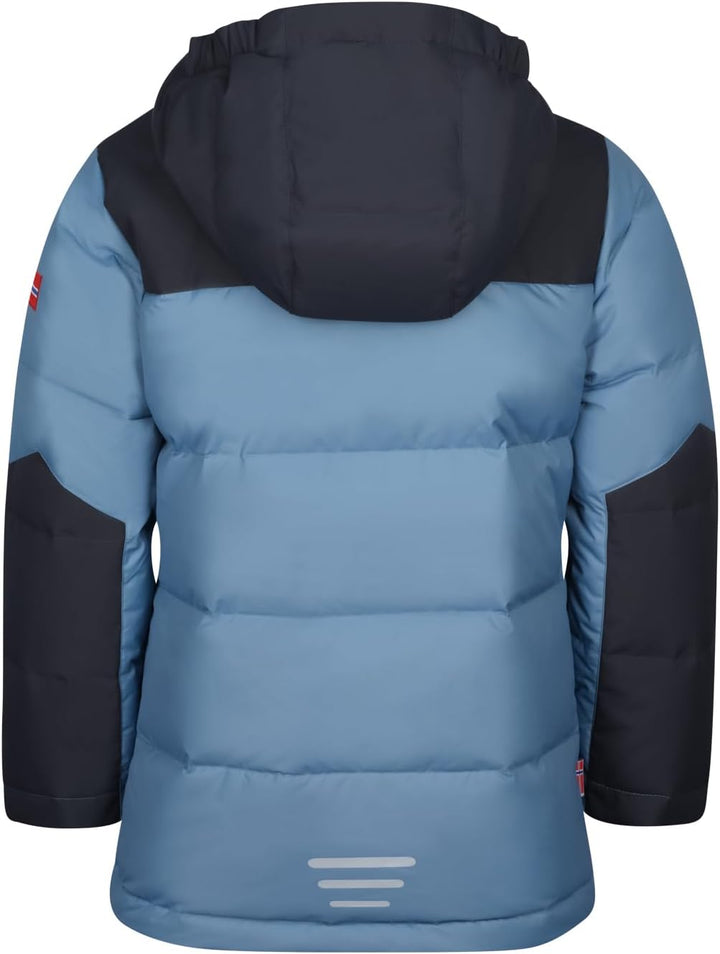 Trollkids Kids Narvik Jacket XT Black/Steel Blue 98, Black/Steel Blue 98