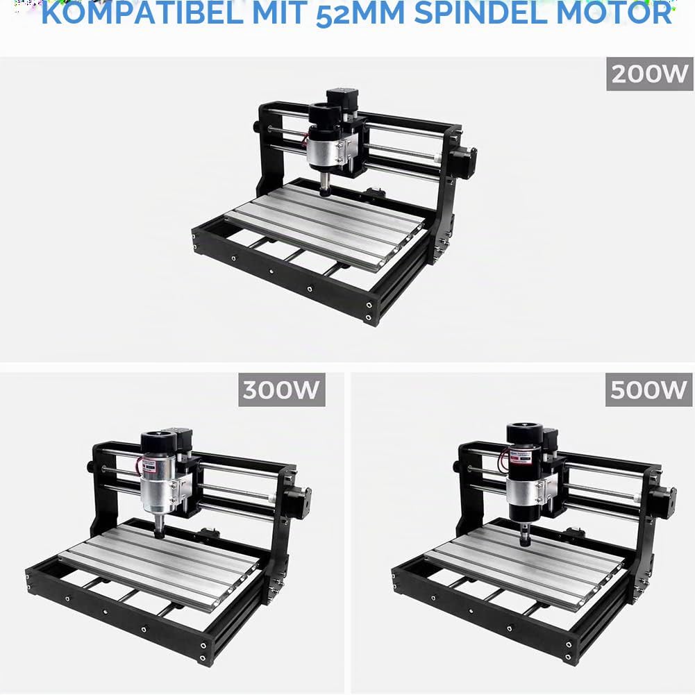 Z-Achsen-Spindelmotor-Montagesatz, Upgrade der Spindel auf 200 W für CNC der 3018 Pro-Serie