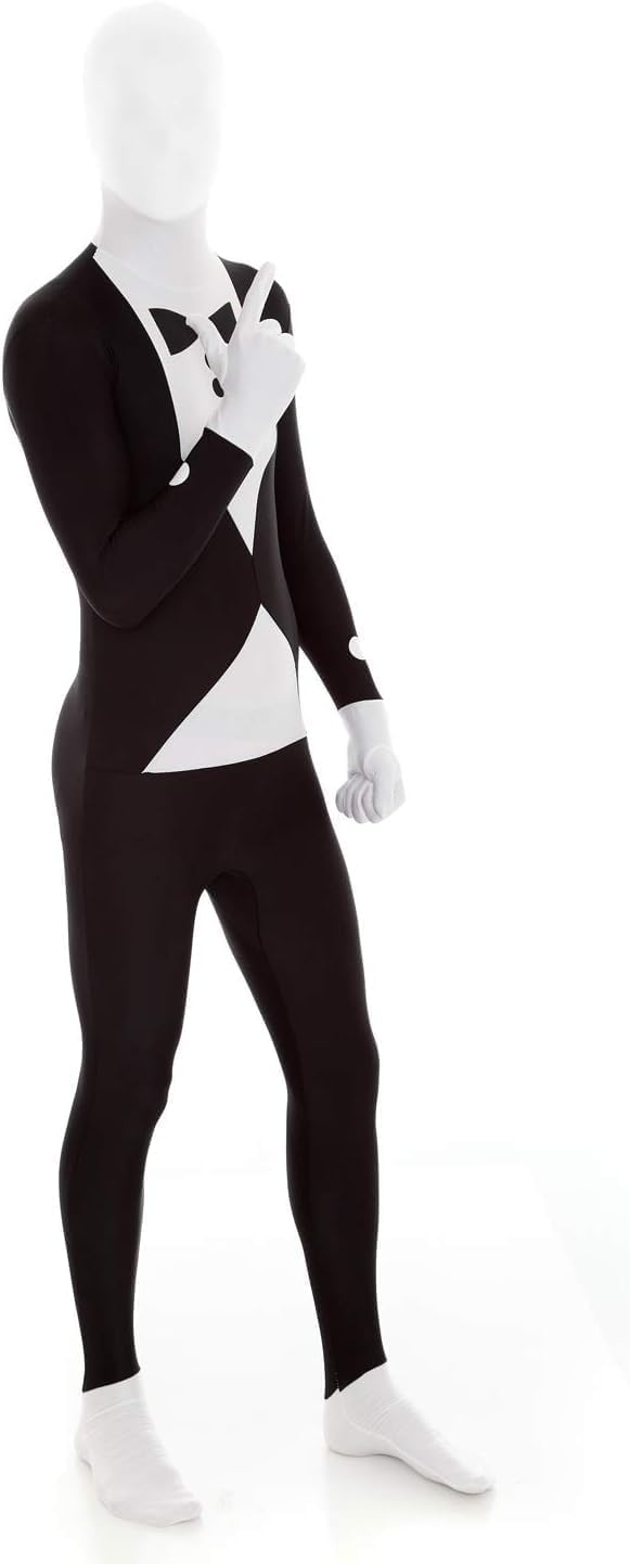 Morphsuit Tuxedo L 165cm- 180cm Schwarz L, Schwarz L