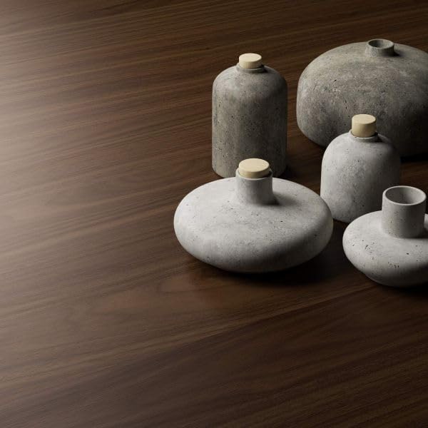 MOBILI FIVER, 2er-Set Rachele Regale, 80 cm, Nussbaum Canaletto, Made In Italy 80 x 17 x 8 cm Nussba