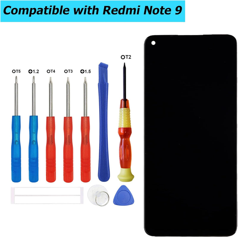 Vvsialeek Neu Ersatz LCD Display Kompatibel Für MI Redmi Note 9 M2003J15SC Ersatzteil Reparatur Anze