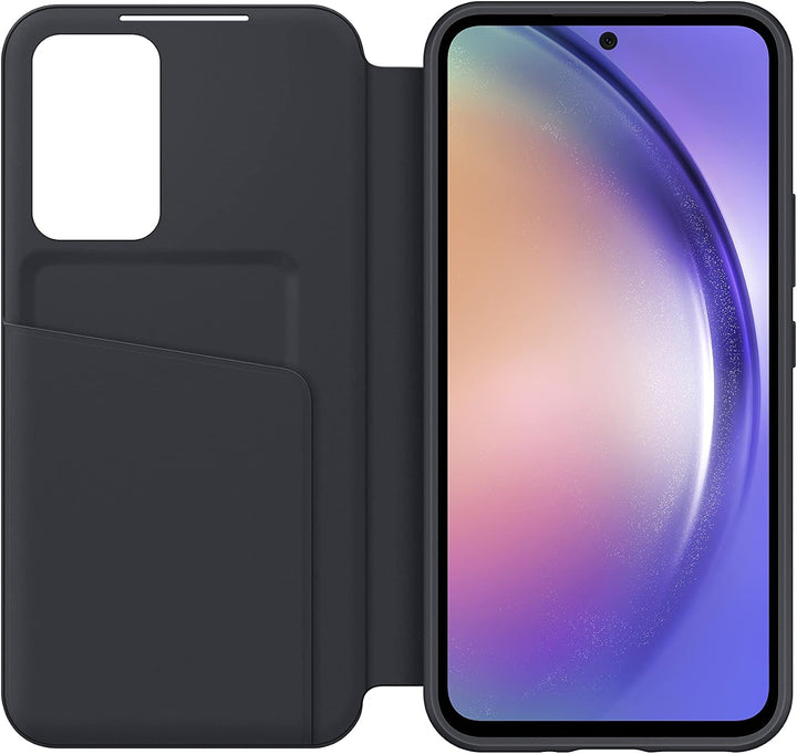 Samsung Smart View Wallet Case EF-ZA546 für das Galaxy A54 5G, Handyhülle, Schützhülle in Black, Bla