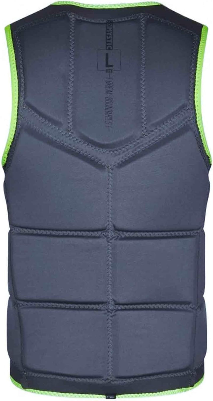 Mystic Watersports - Surf Kitesurf & Windsurfing Brand Front Zip Wake Impact Weste Top - Schwarz - U