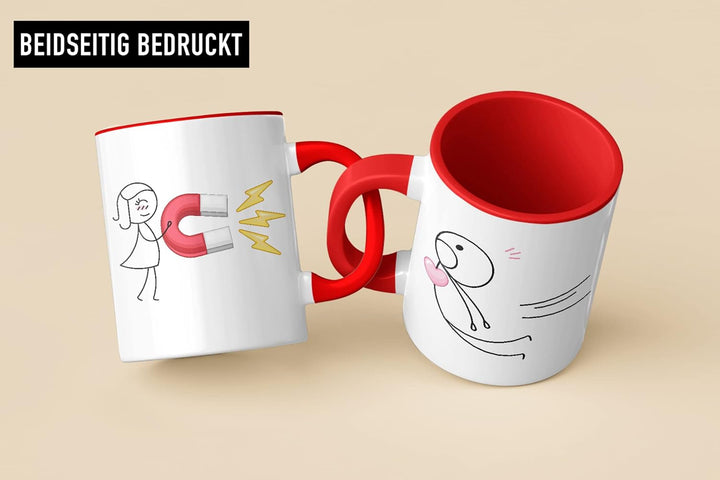 Trendation - Partnertassen Tassen Set Geschenk Sie und Ihn Liebe Valentinstag Kaffeetassen Lustig Fr
