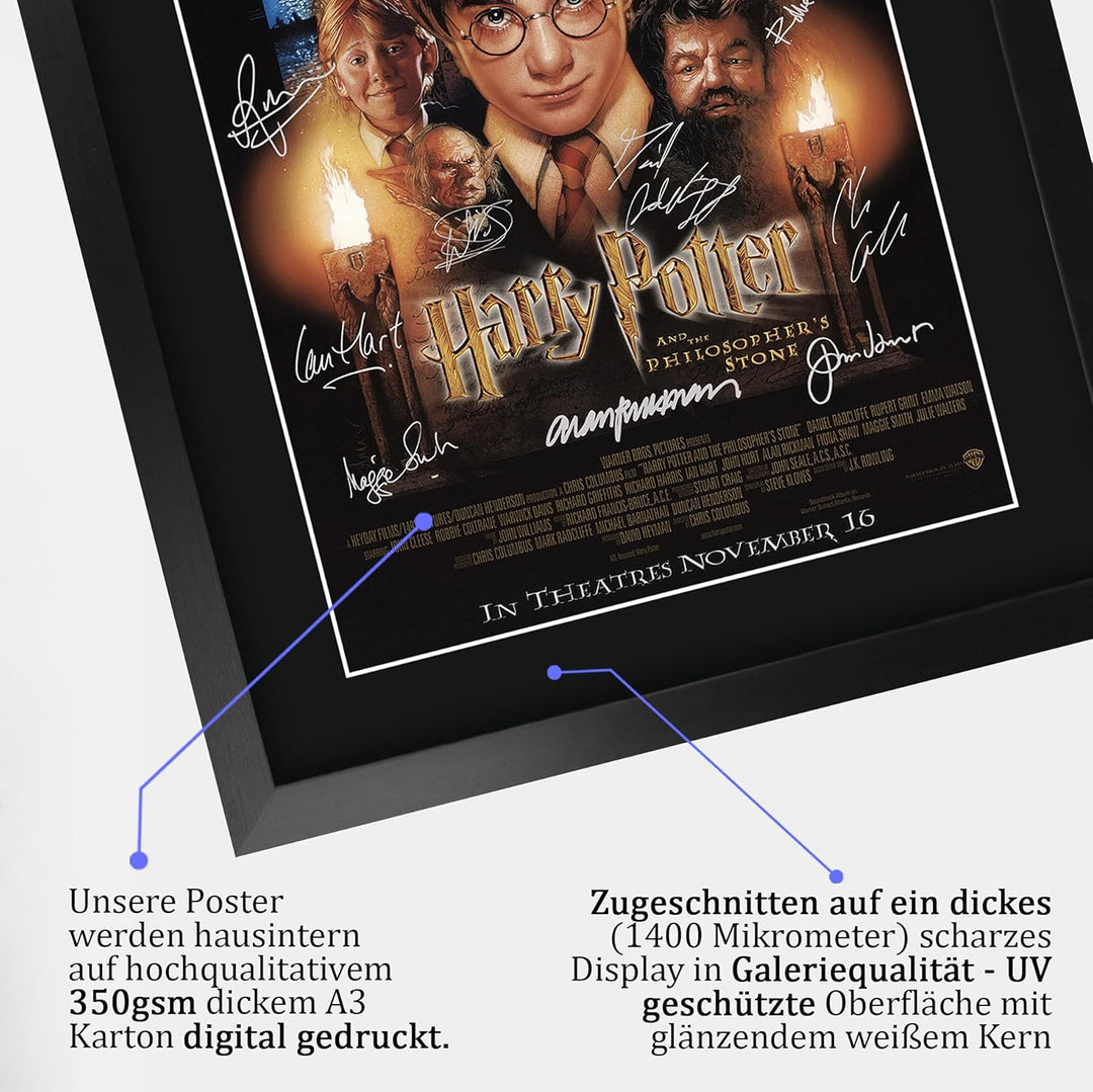 HWC Trading Stein der Weisen Harry Potter Die Darsteller Daniel Radcliffe Emma Watson Rupert Grint G