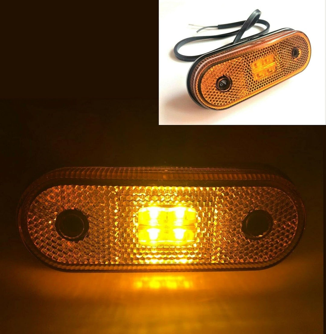 Anhängerbeleuchtung LED Rückleuchten Umrissleuchten und 13 polig Kabel 9m SET