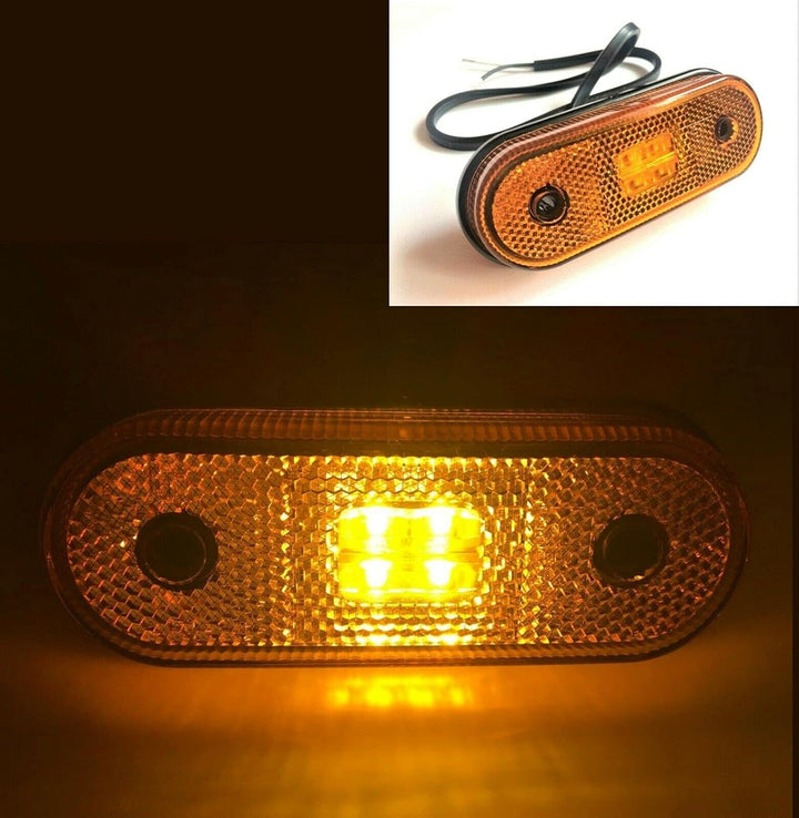 Anhängerbeleuchtung LED Rückleuchten Umrissleuchten und 13 polig Kabel 9m SET