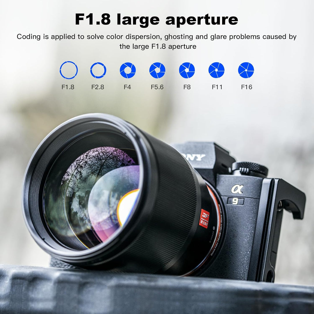 VILTROX 85mm F1.8 II STM Full-Frame Autofokus Objektive für Sony E Mount Kamera Objektive Standard C