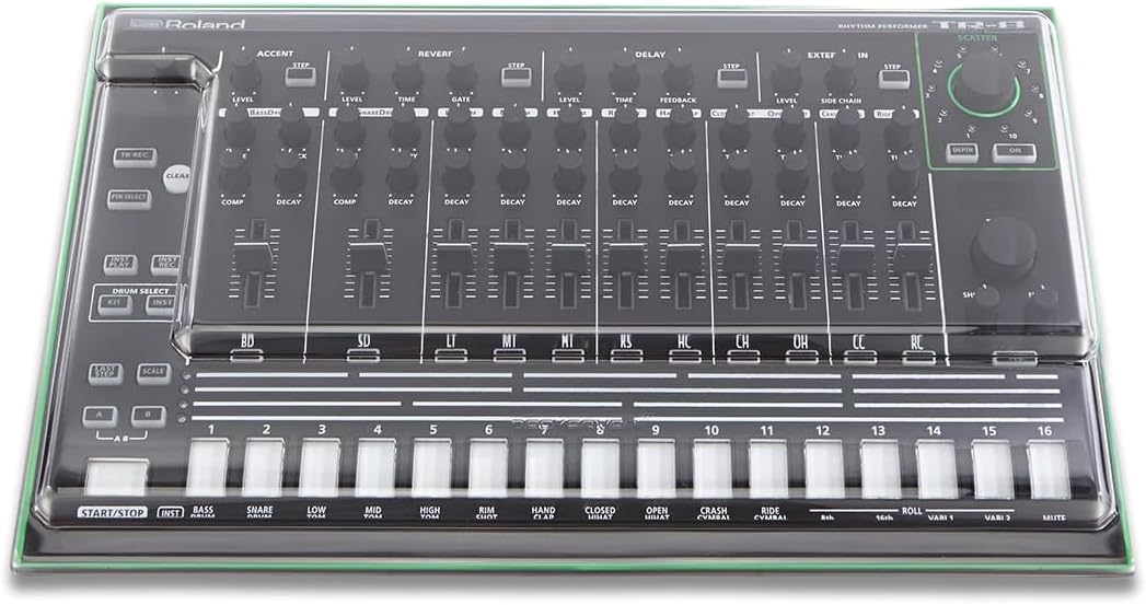 Decksaver DSS-PC-TR8 Roland Aira TR-8 cover