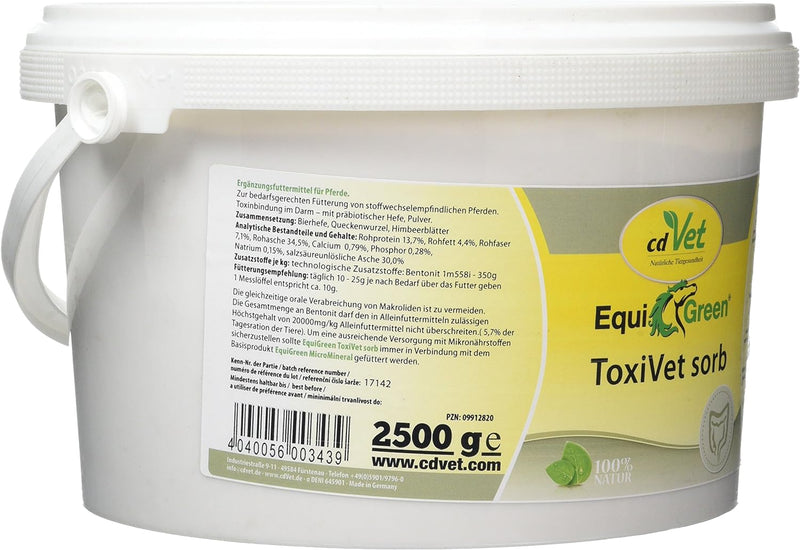 EquiGreen ToxiVet sorb 2,5 kg 2.500 g, 2.500 g